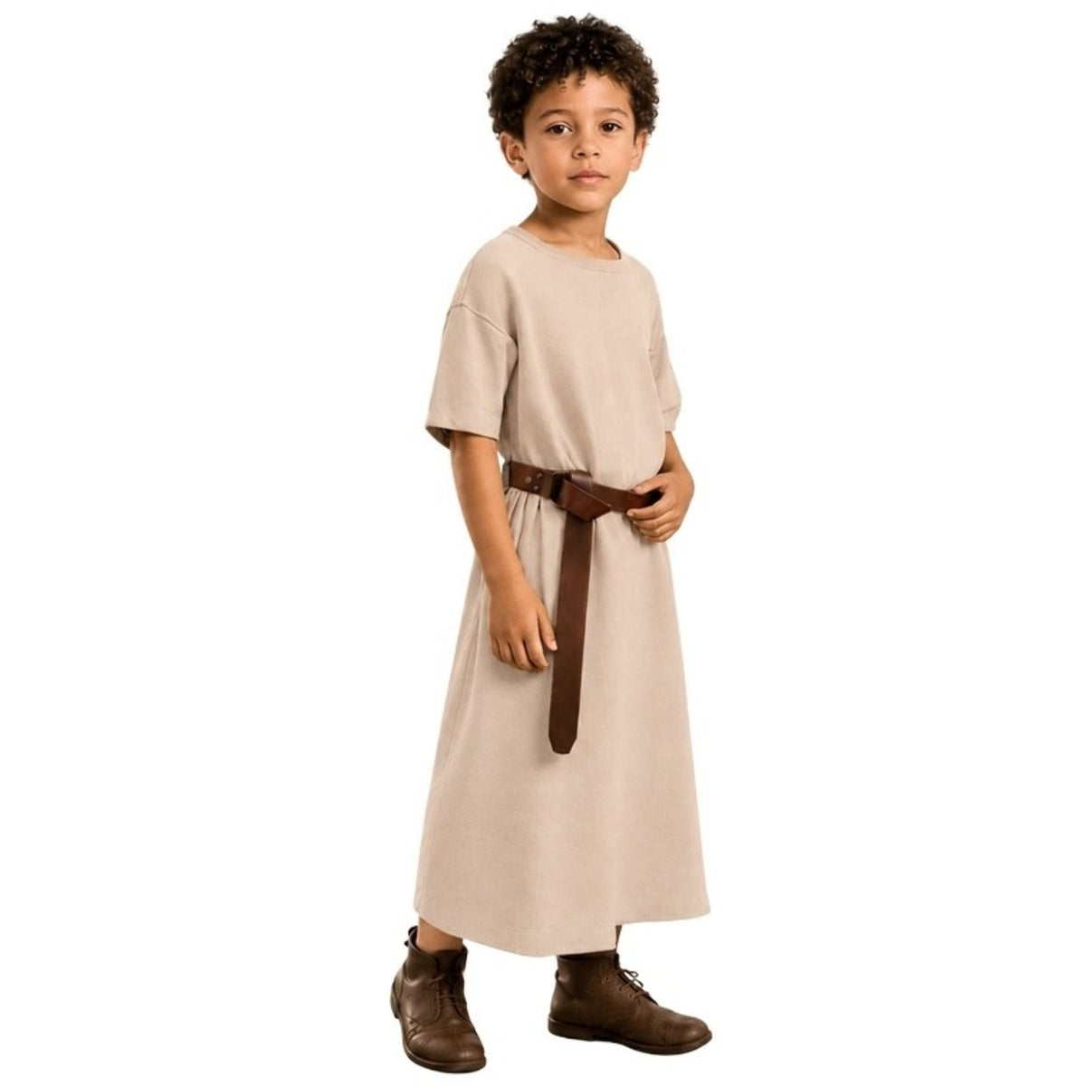 Costume Tunica Beige Medieval bambino
