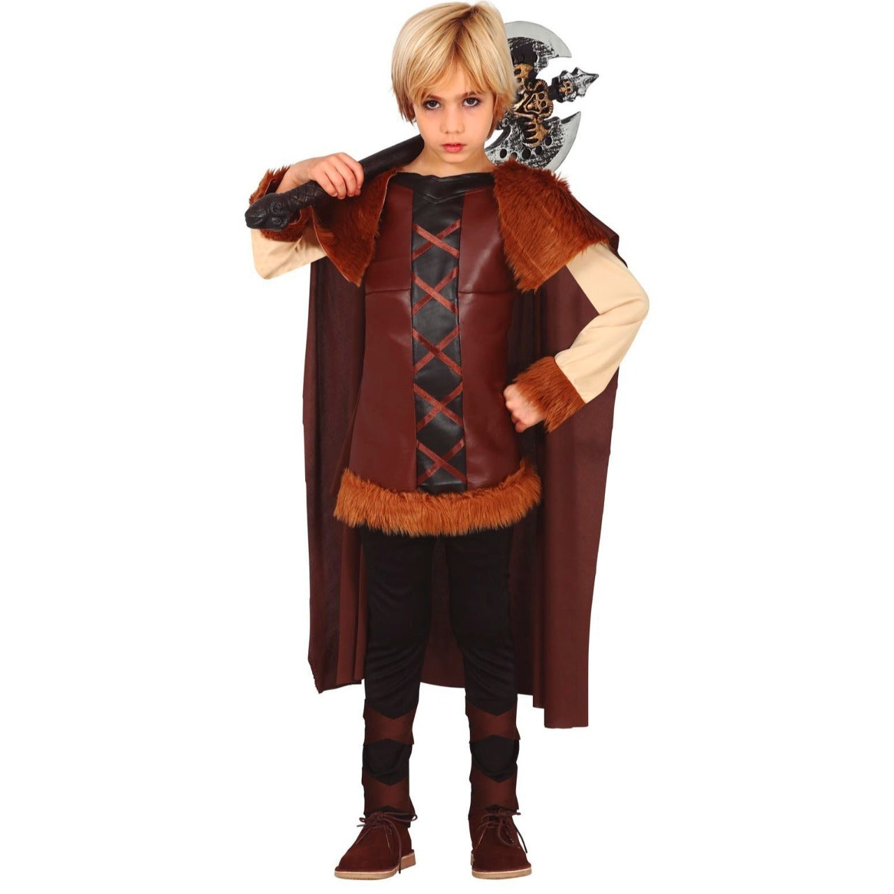 Costume da Vichingo Marrone per bambini