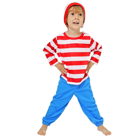 Costume da Wally a Righe per neonato