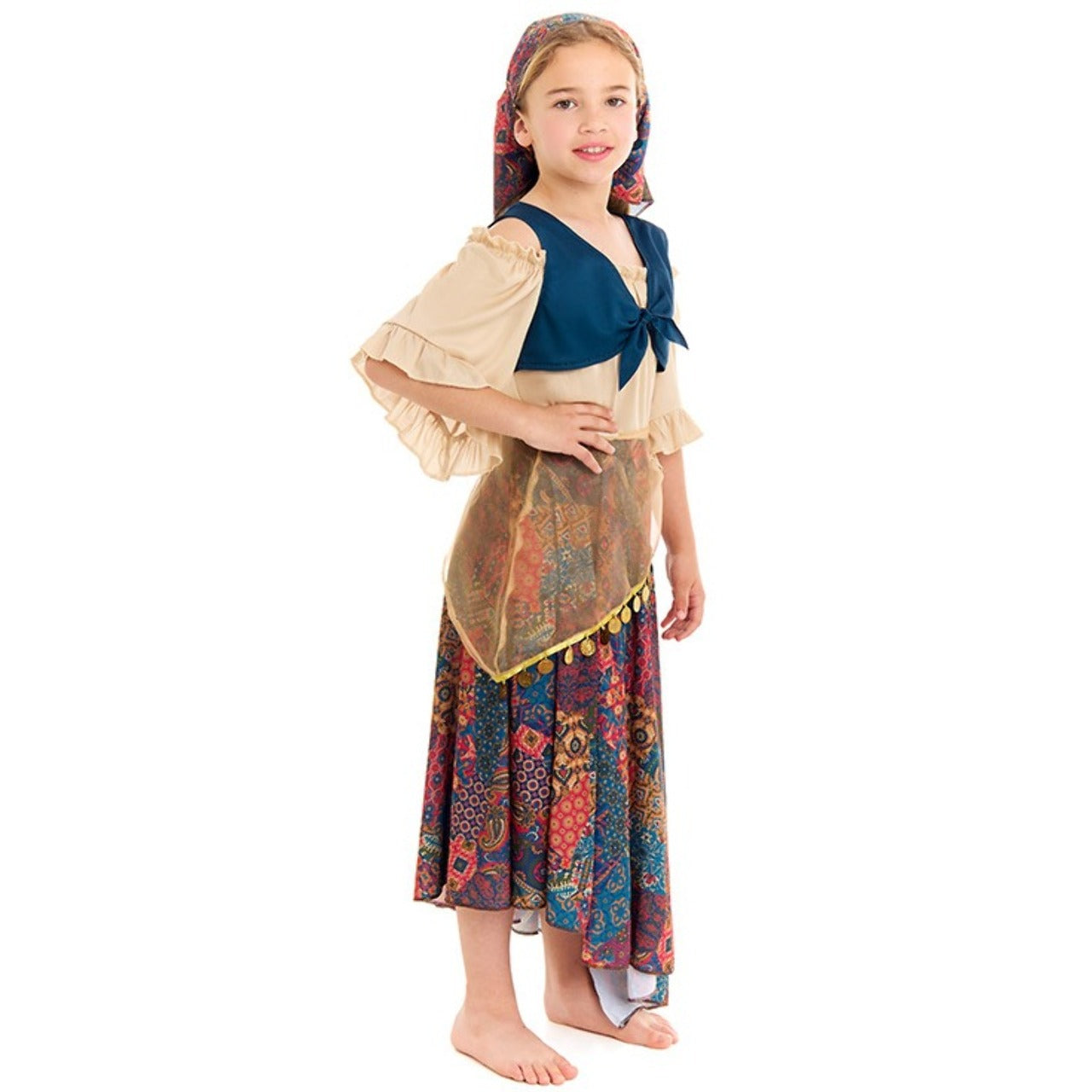Costume da chiromante Zingara per bambina
