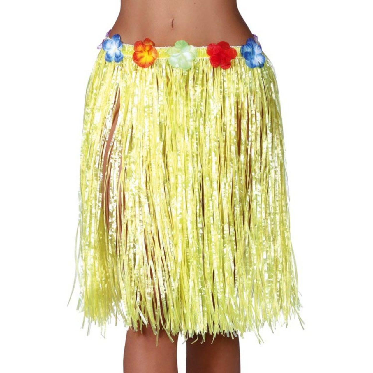 Gonna Hawaiana Gialla Corta
