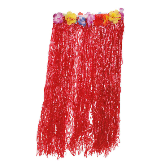 Gonna Hawaiana Rossa Lunga