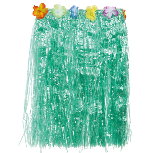 Gonna Hawaiana Verde Corta