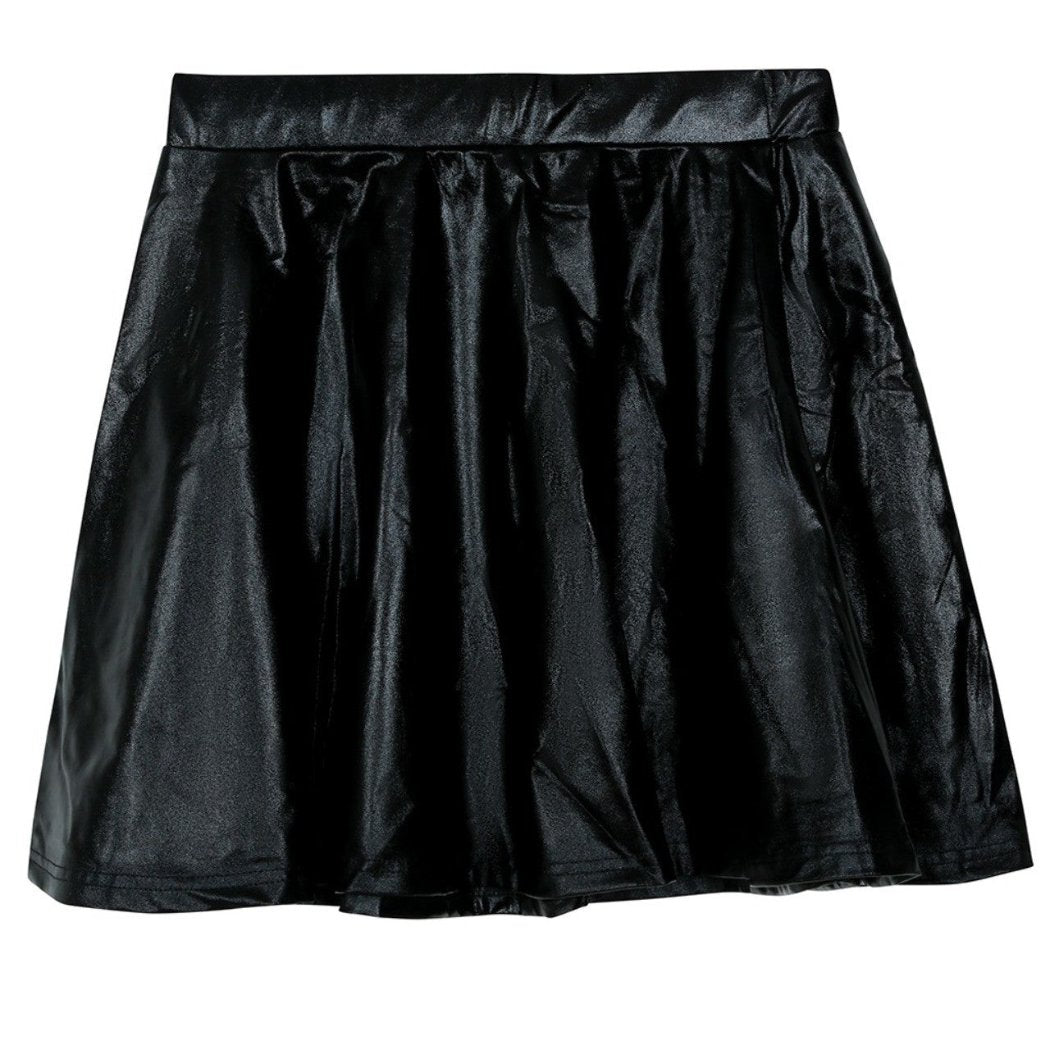 Gonna Eco Nera Metallizzata