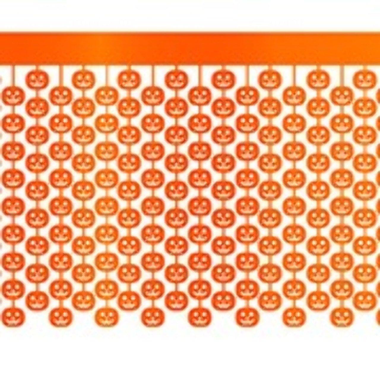 Decorazione da tavolo con Teschi Arancioni