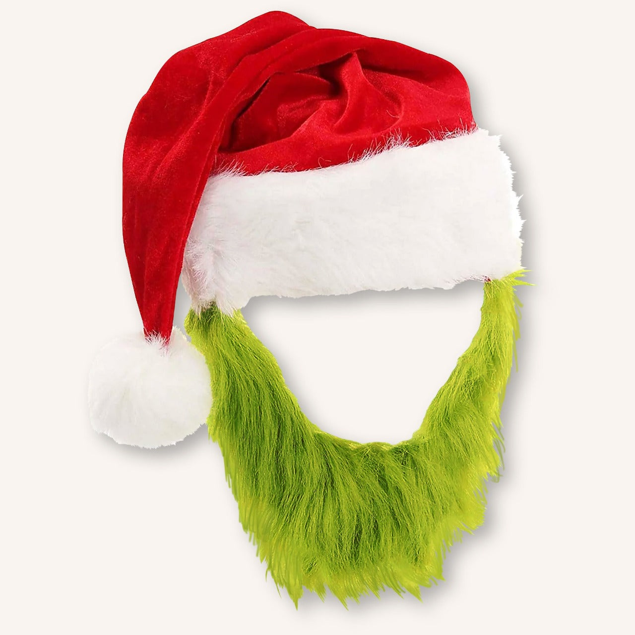 Cappello con Barba da Grinch