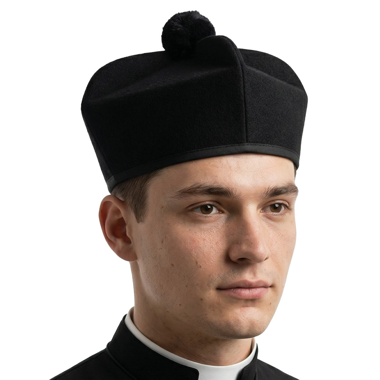Cappello da prete nero