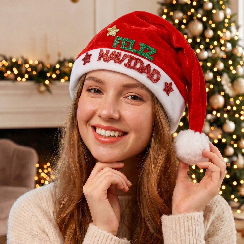 Cappello Buon Natale Rosso