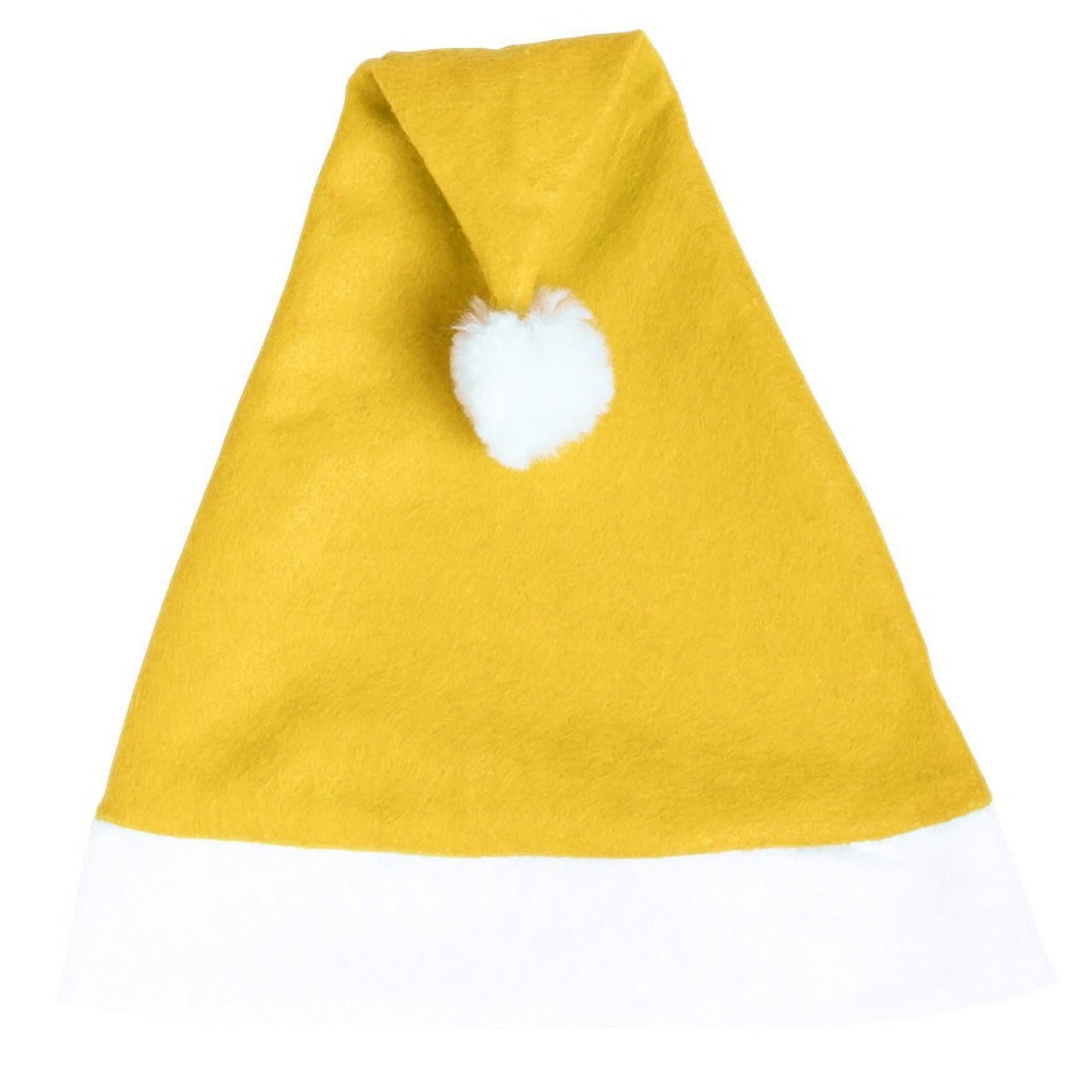 Cappello da Babbo Natale giallo