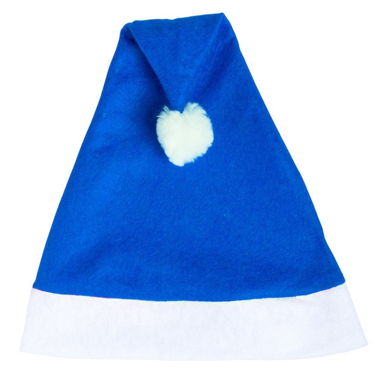 Cappello da Babbo Natale blu