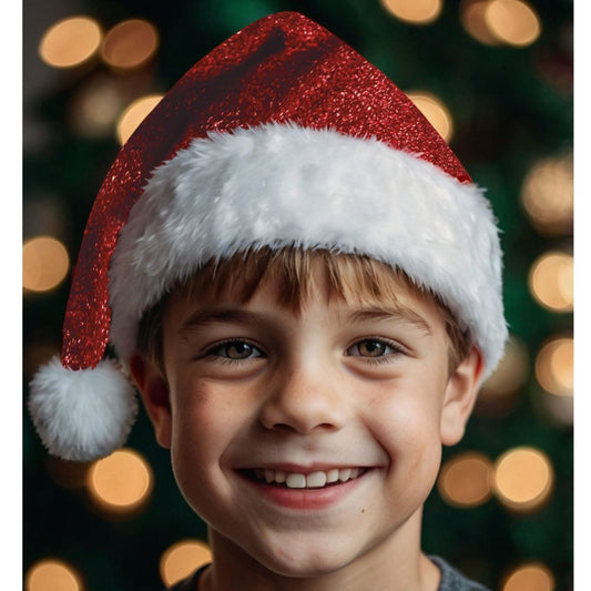 Cappello di Babbo Natale Brillante