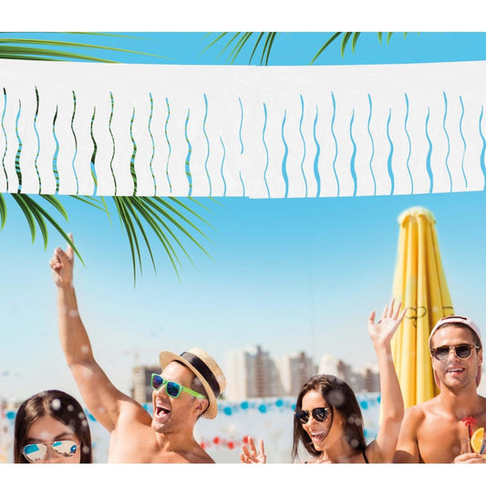 Festone con Frange Bianche