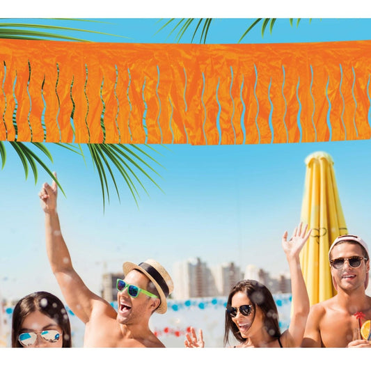 Festone con Frange Arancioni