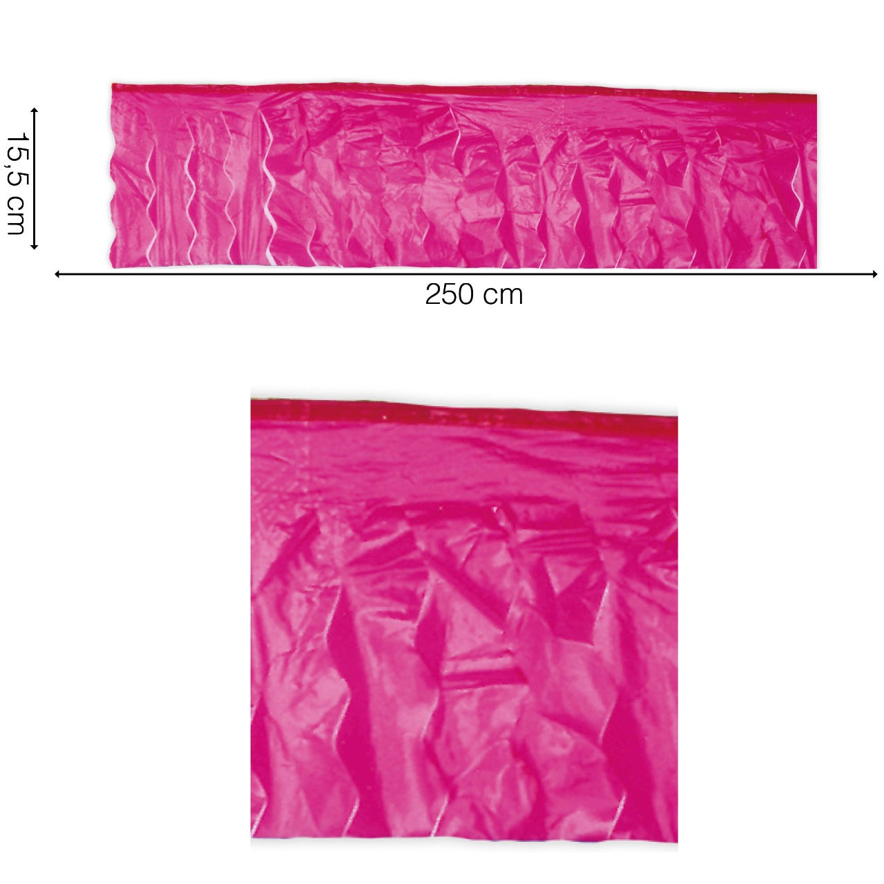 Festone con Frange Rosa
