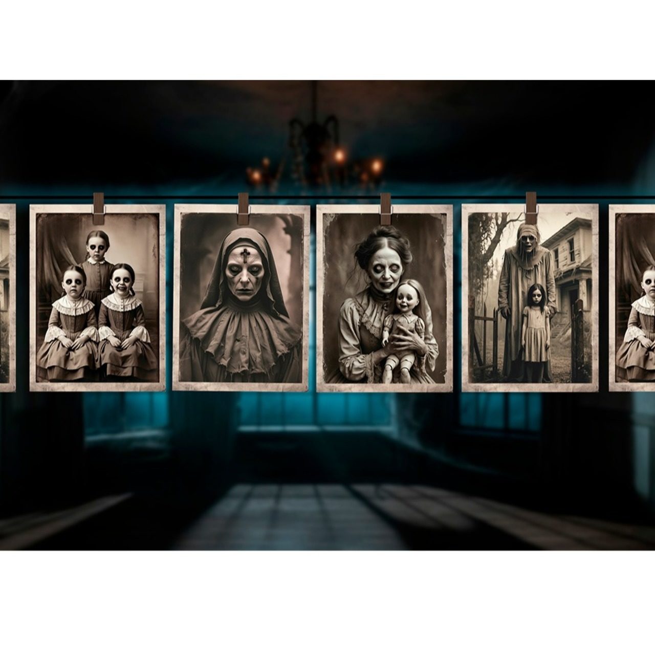 Ghirlanda di Foto Tenebrose Halloween