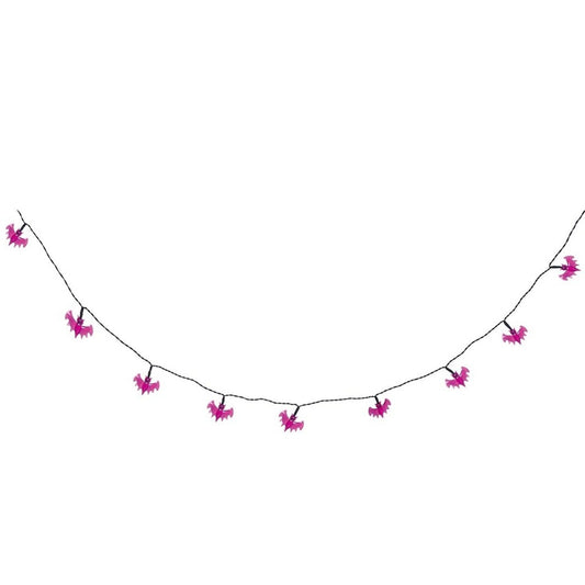 Festone con pipistrelli con luci LED