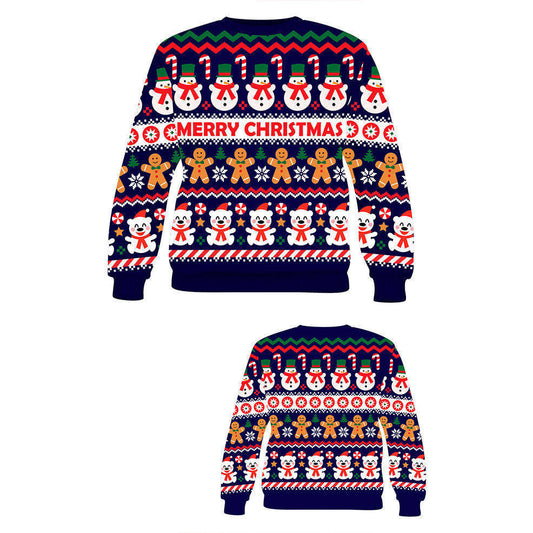 Maglione di Natale Neve per bambini