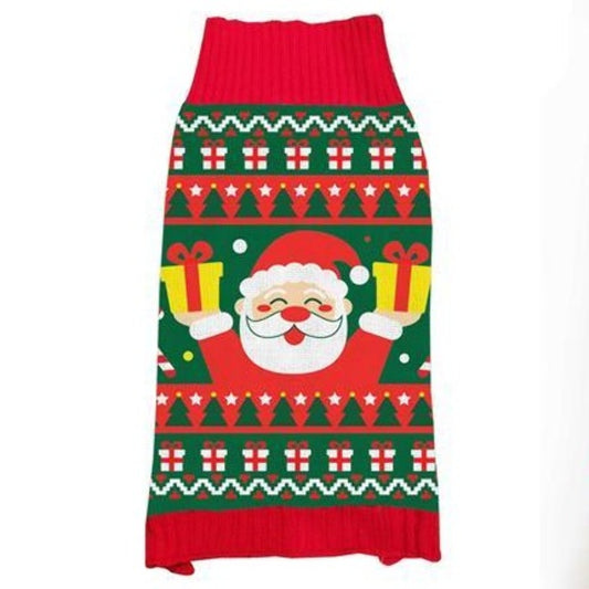 Maglione di Natale Babbo Natale per animale domestico