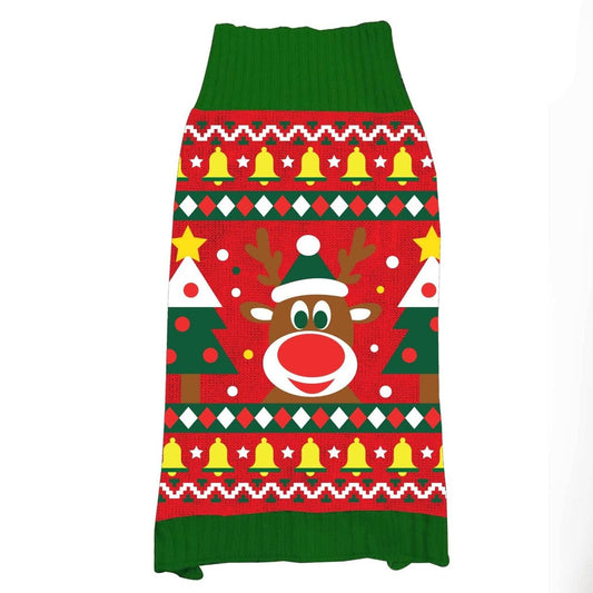 Maglione di Natale con Renna per animali domestici