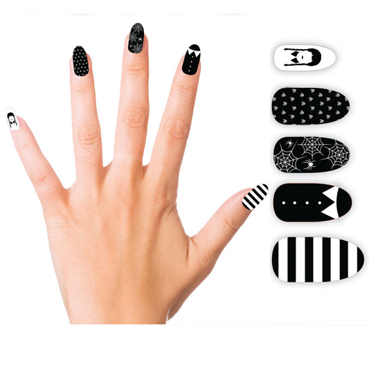 Kit di 12 Unghie da Ragazza Inquietante