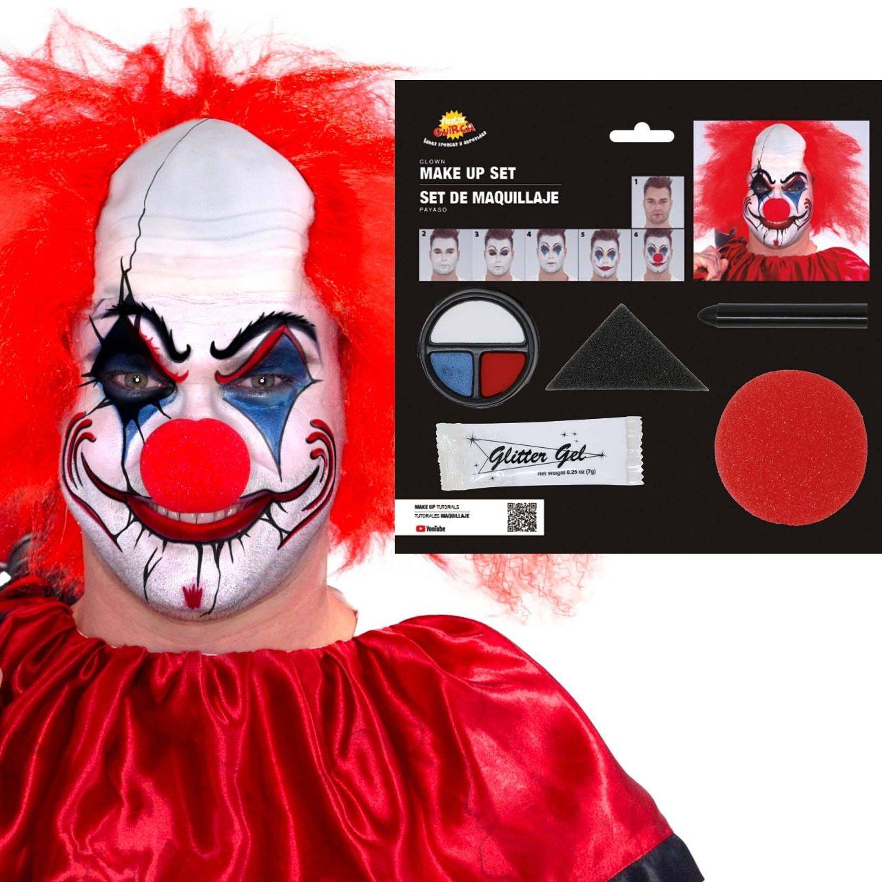 Kit Trucco da Clown con Naso