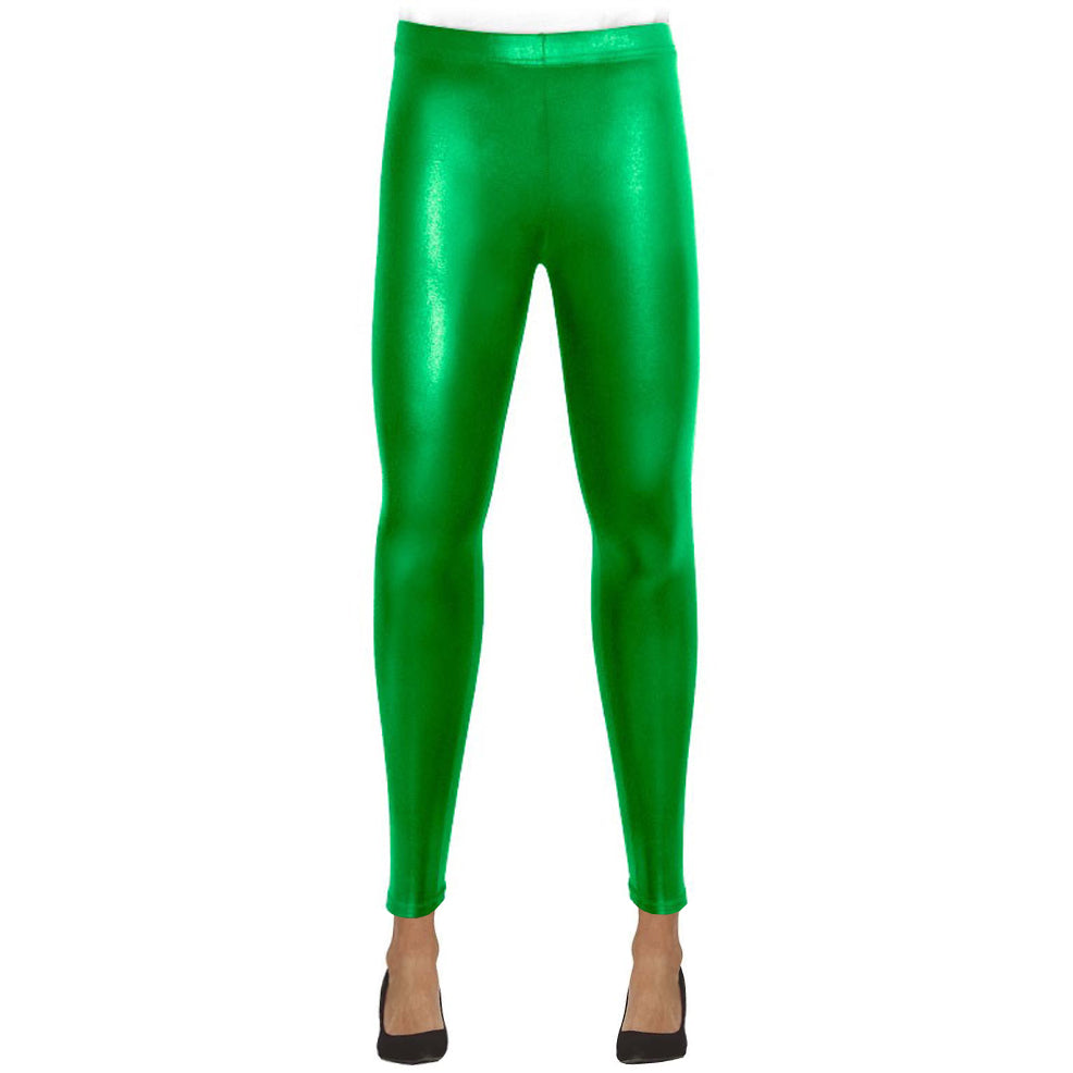Leggings Verde metallizzato Eco