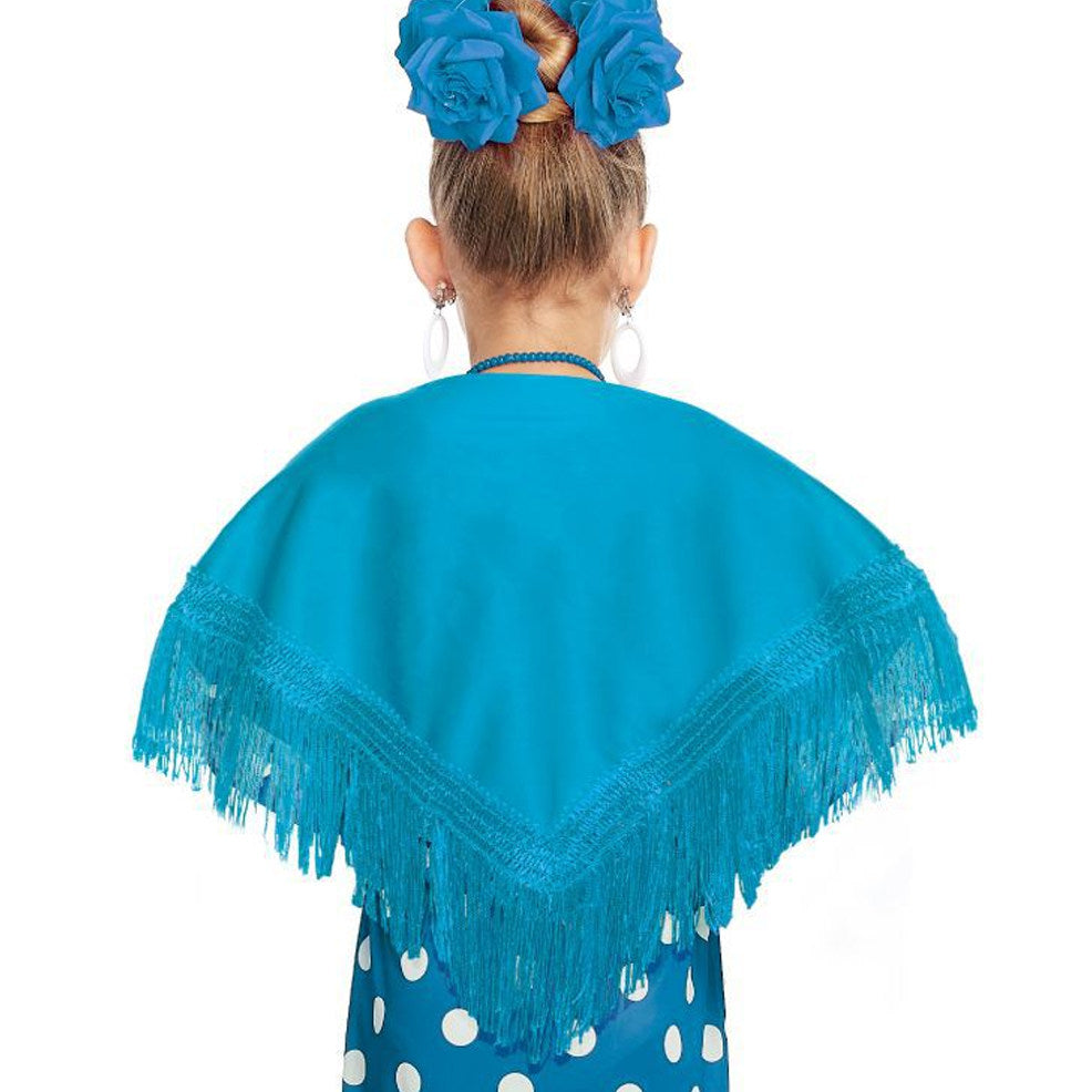 Scialle per bambini azzurro chiaro