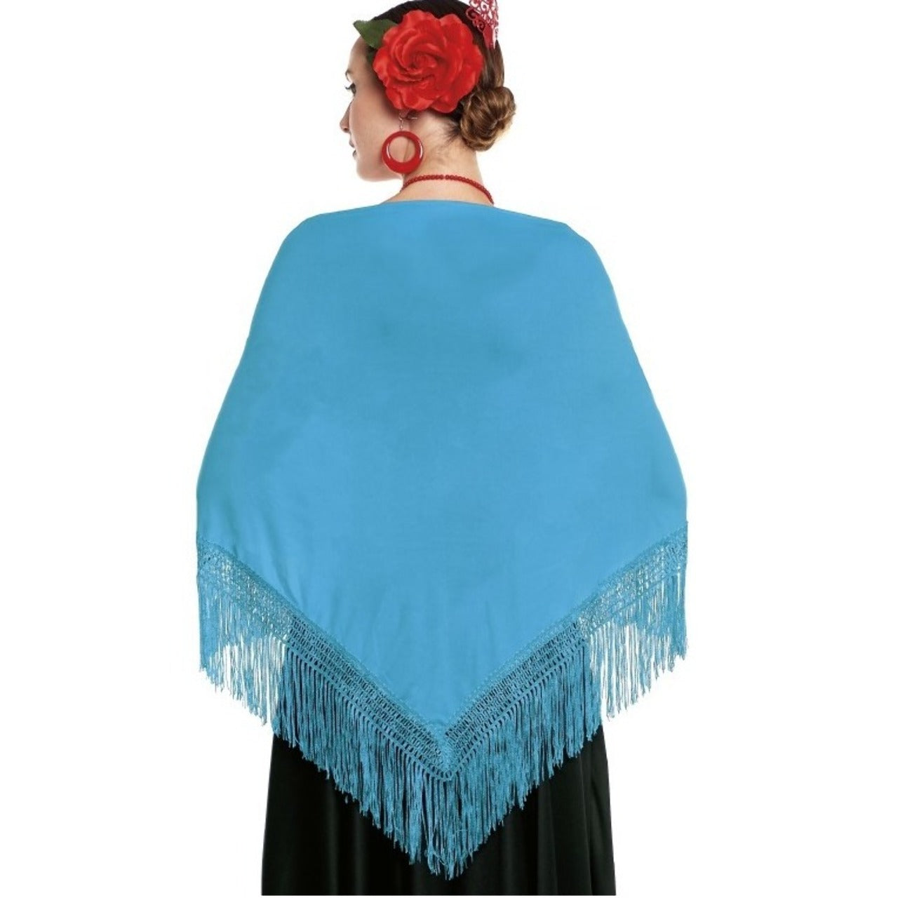 Scialle azzurro chiaro