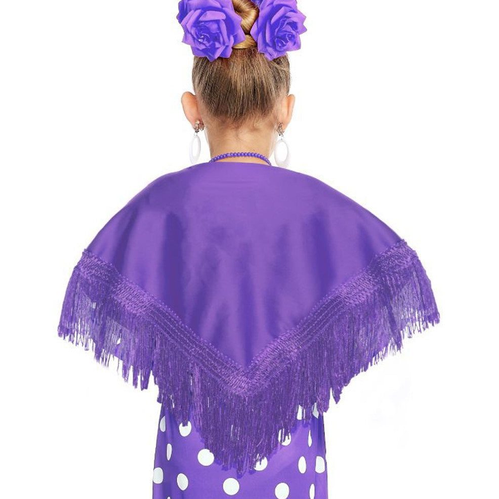 Scialle lilla per bambini