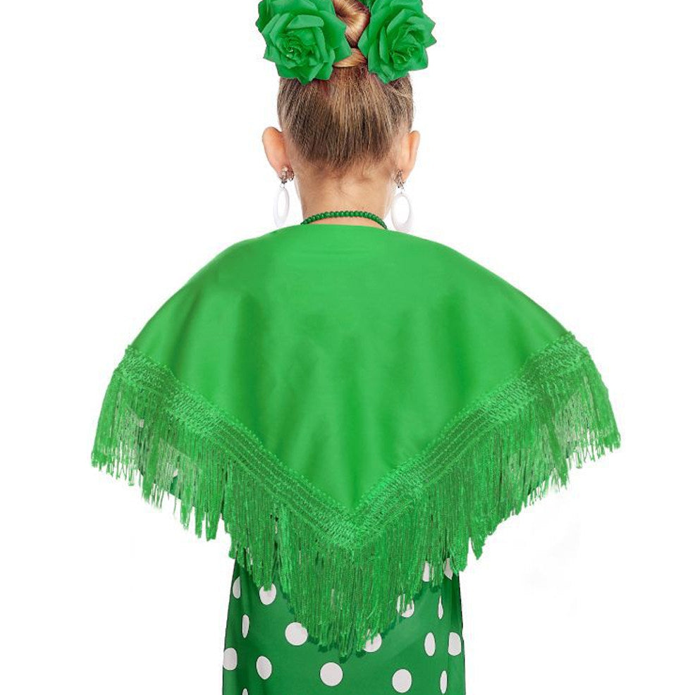 Scialle verde per bambini