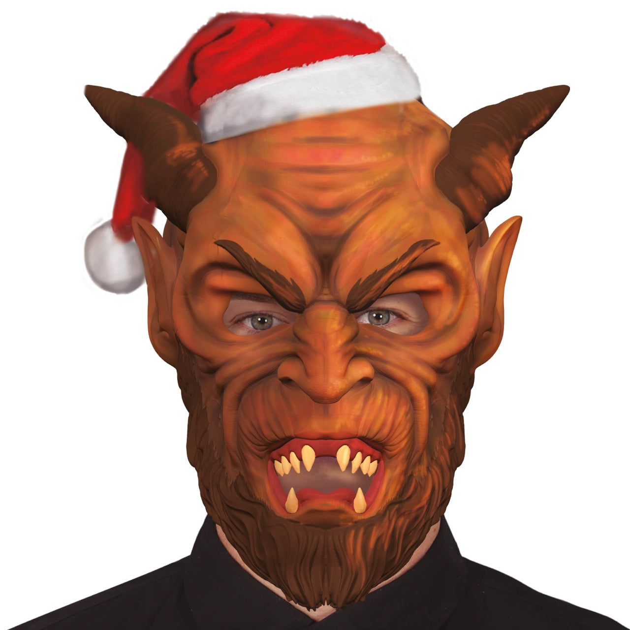 Maschera in lattice del Demonio Krampus Eco