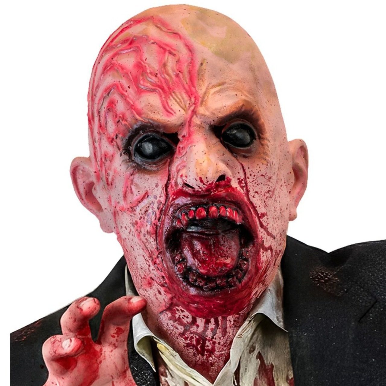 Maschera in lattice da Zombie Sanguinante con Collo