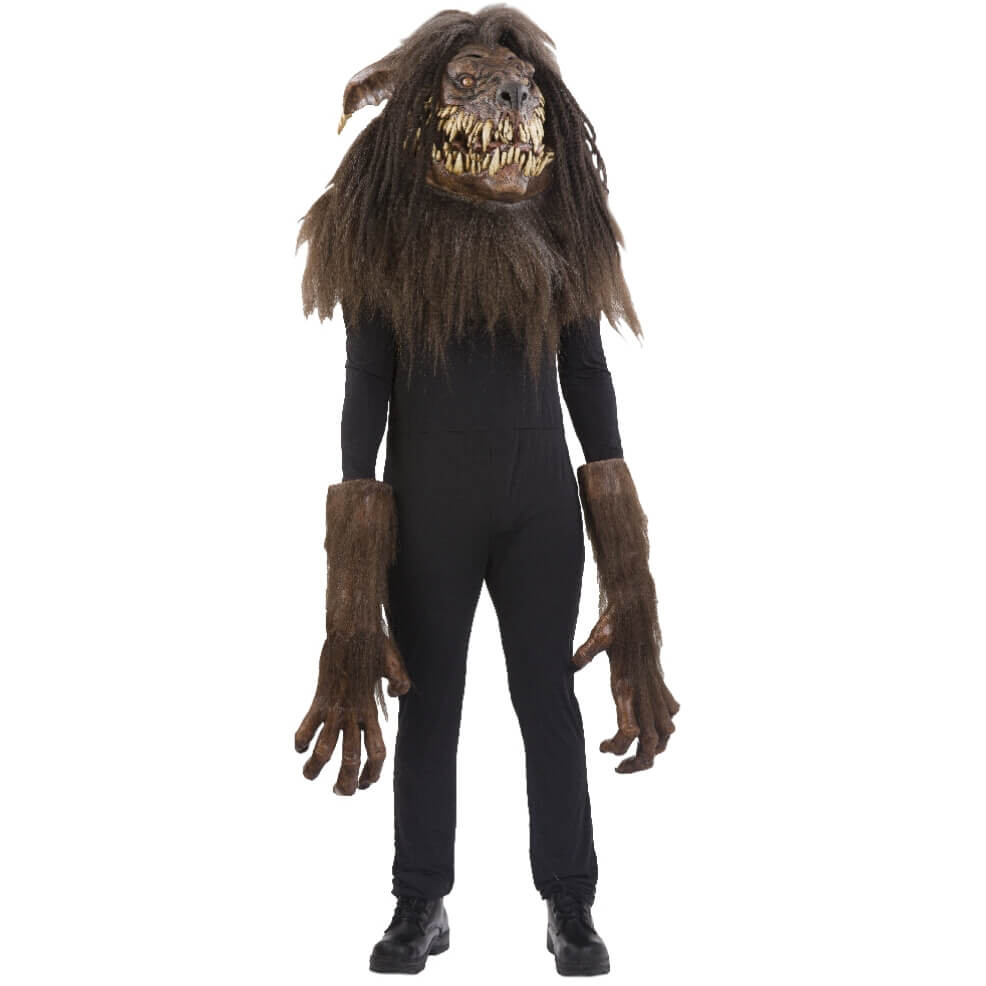 Maschera in lattice da lupo mannaro Ringhiante