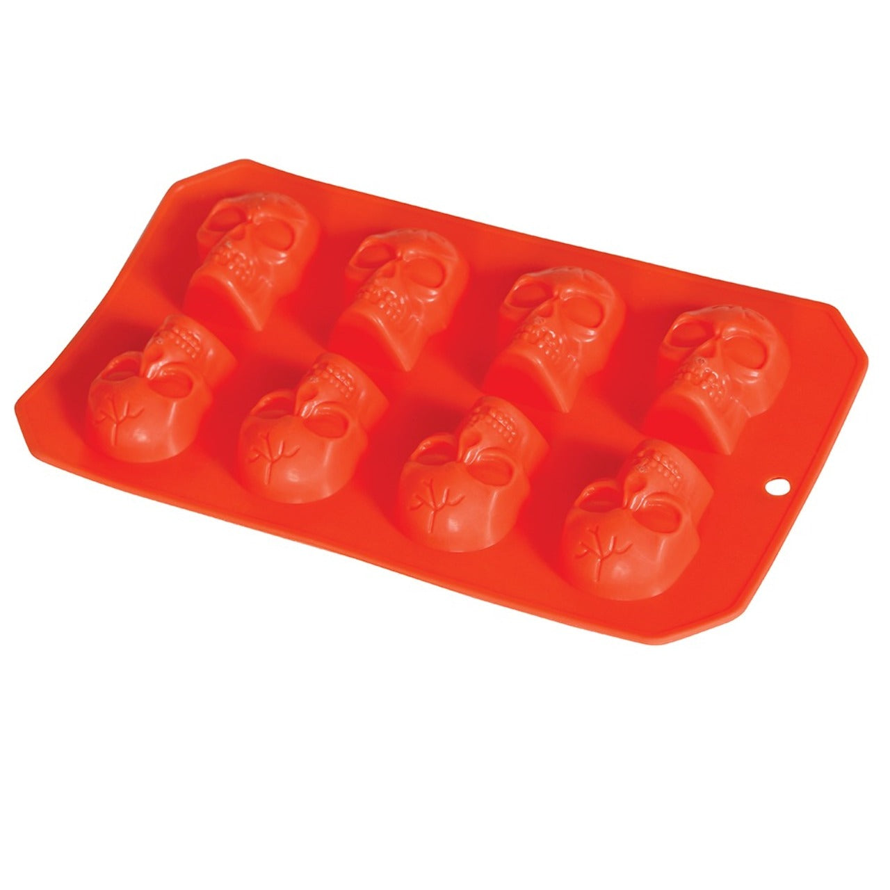 relaxdays Stampo per cubetti di ghiaccio a forma di teschio 2 pezzi, nero relaxdays Stampo per cubetti di ghiaccio a forma di teschio 2 pezzi, nero