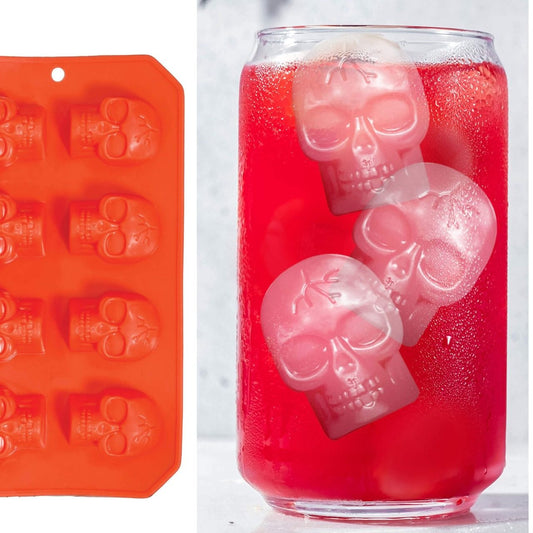 Stampo per Cubetti di Ghiaccio a Forma di Teschio