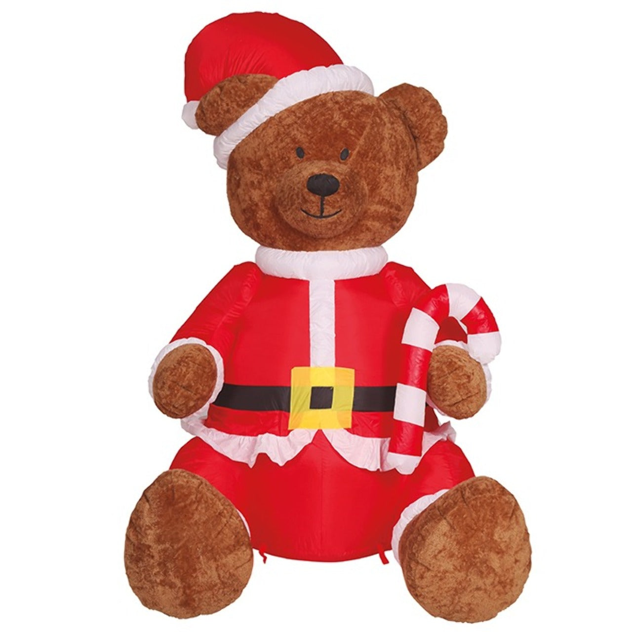 Orso Babbo Natale Luminoso Gonfiabile