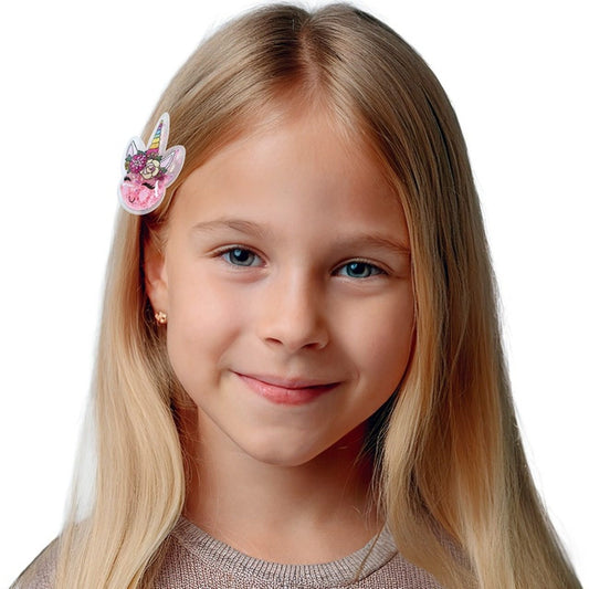 Confezione da 12 mollette unicorno