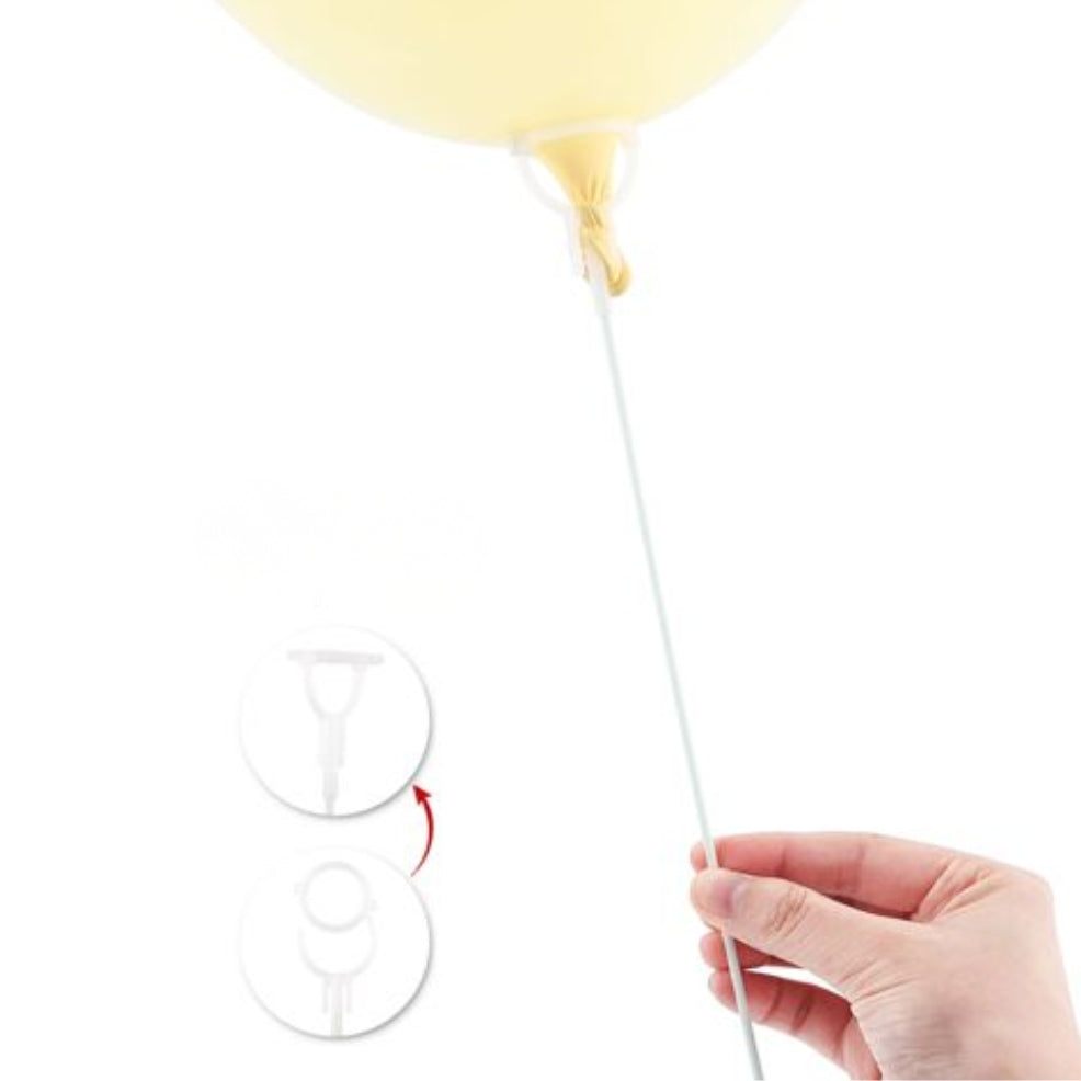 Pacco da 12 astine per palloncini