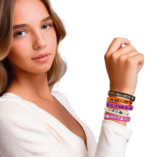 Pack di 5 braccialetti Halloween
