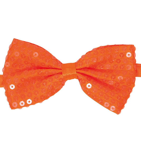 Papillon Arancione con paillettes