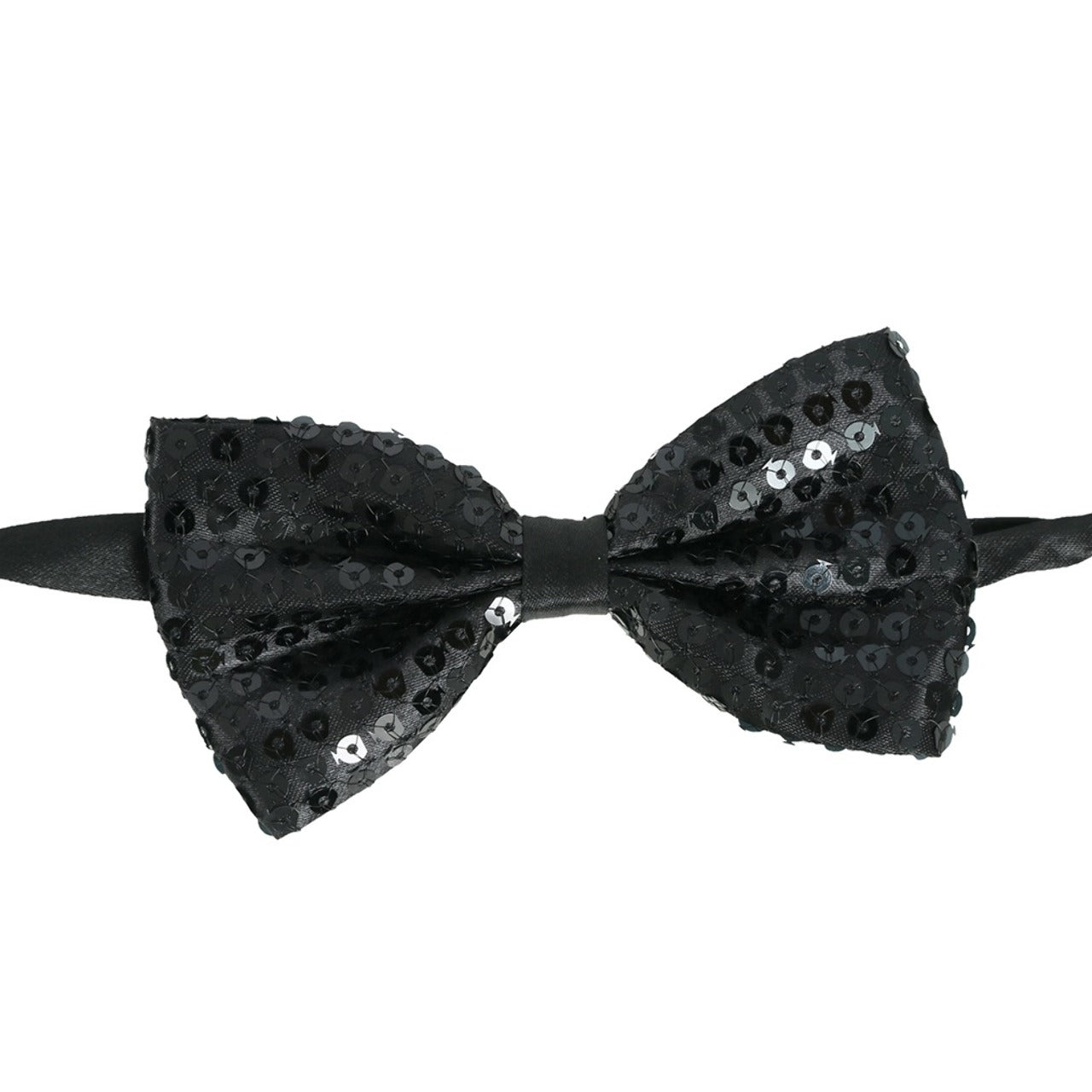 Papillon nero con paillettes