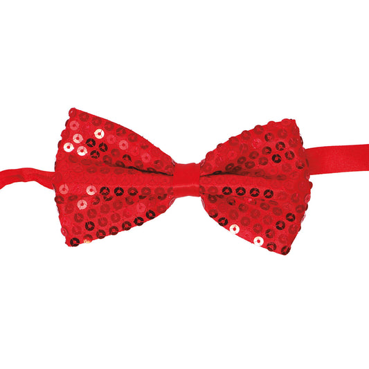 Papillon Rosso con paillettes