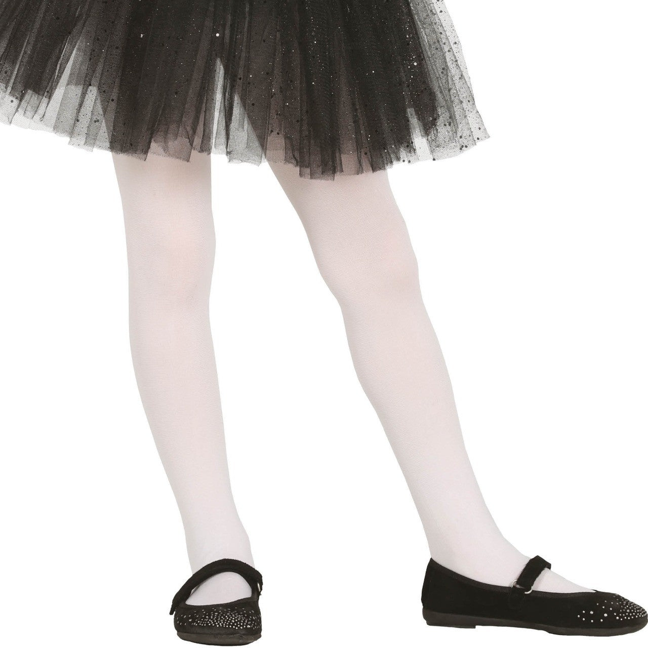 Collant bianco basic per bambini