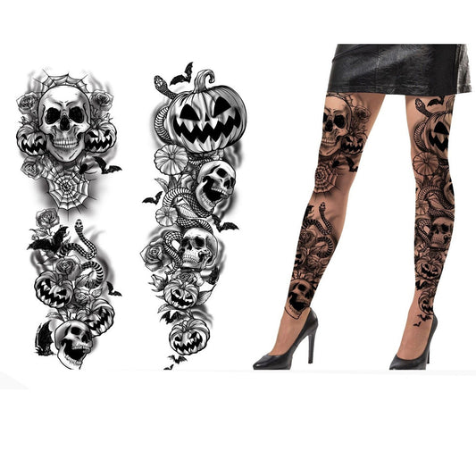 Collant con Tatuaggi Sinistri