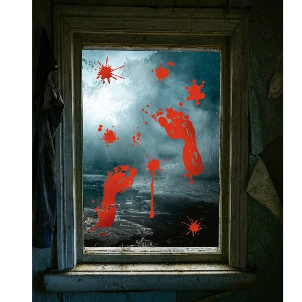 Adesivi elettrostatico piedi insanguinati