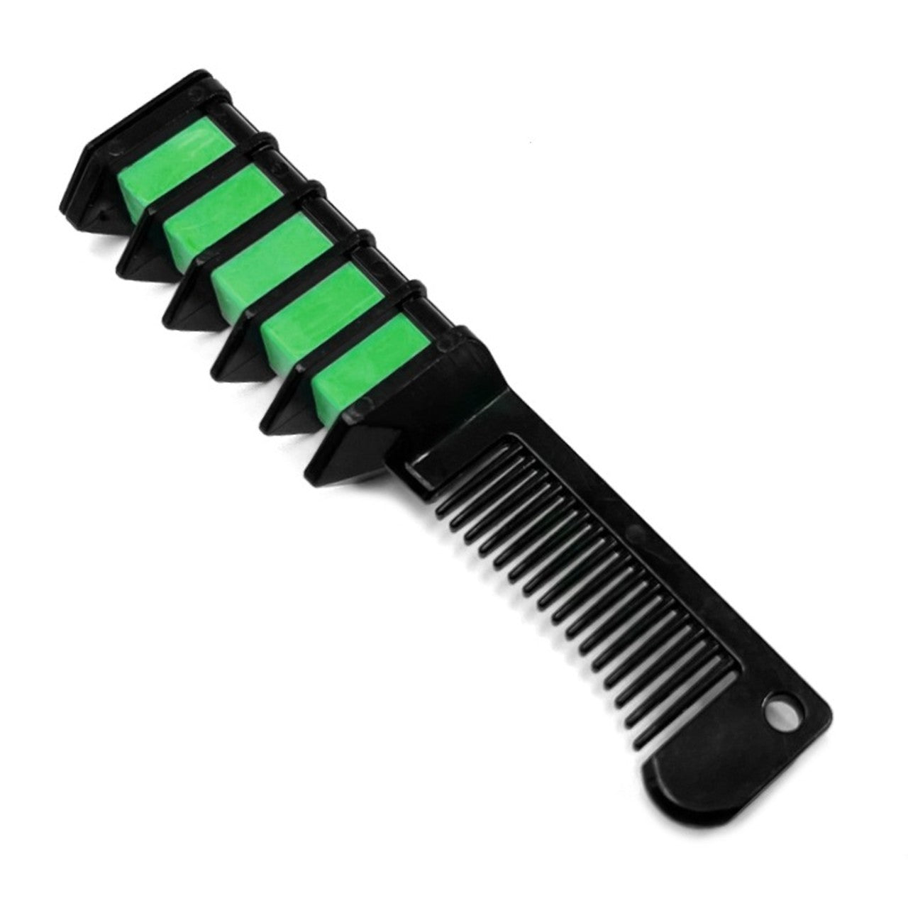 Pettine con gessetto verde per capelli