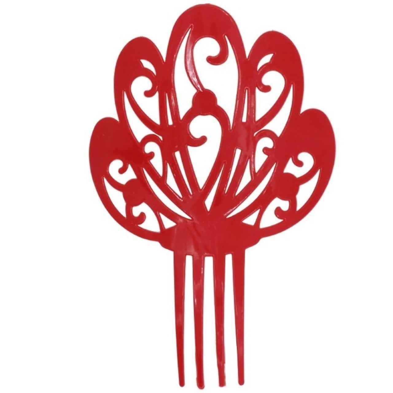 Fermaglio grande rosso