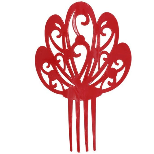 Fermaglio grande rosso