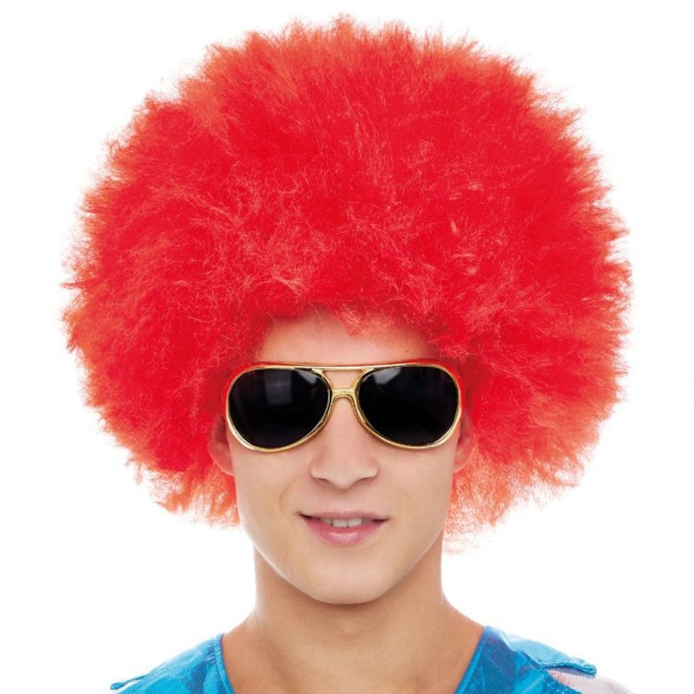 Parrucca Afro Rossa