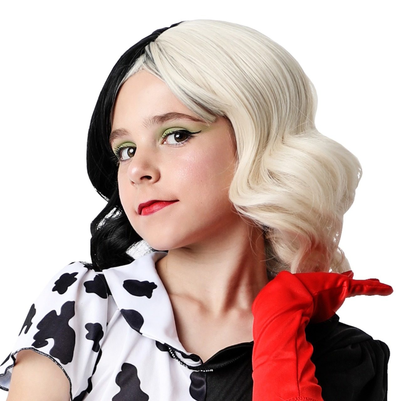 Parrucca da Cruella Classica per bambini